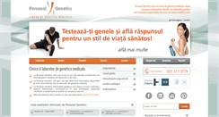 Desktop Screenshot of personalgenetics.ro
